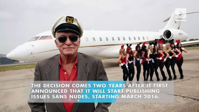 Playboy Magazine returns to featuring nude women again