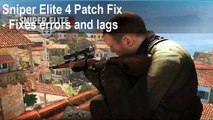 Sniper Elite 4 low FPS Fix