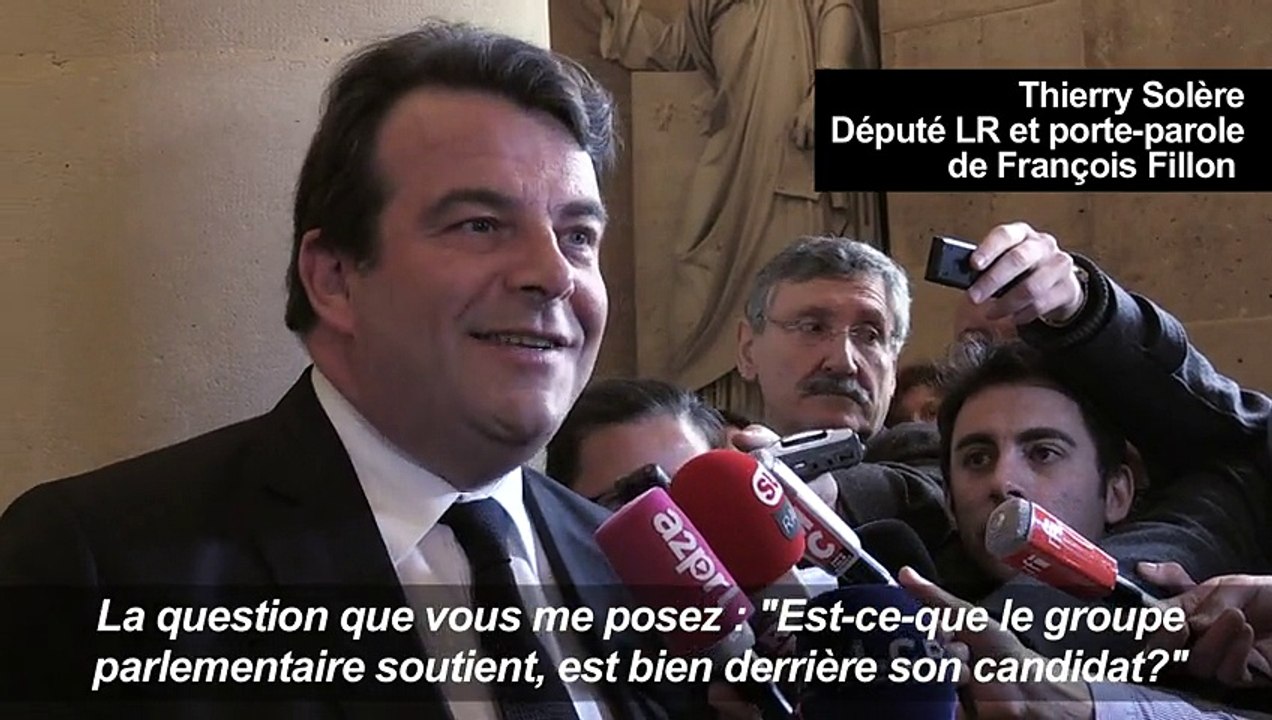 Les députés LR "totalement" rassemblés derrière François Fillon