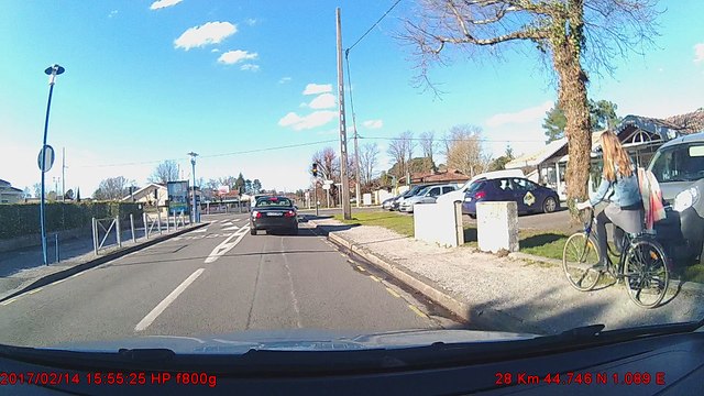 grille feu rouge à andernos vers collège André Lahaye