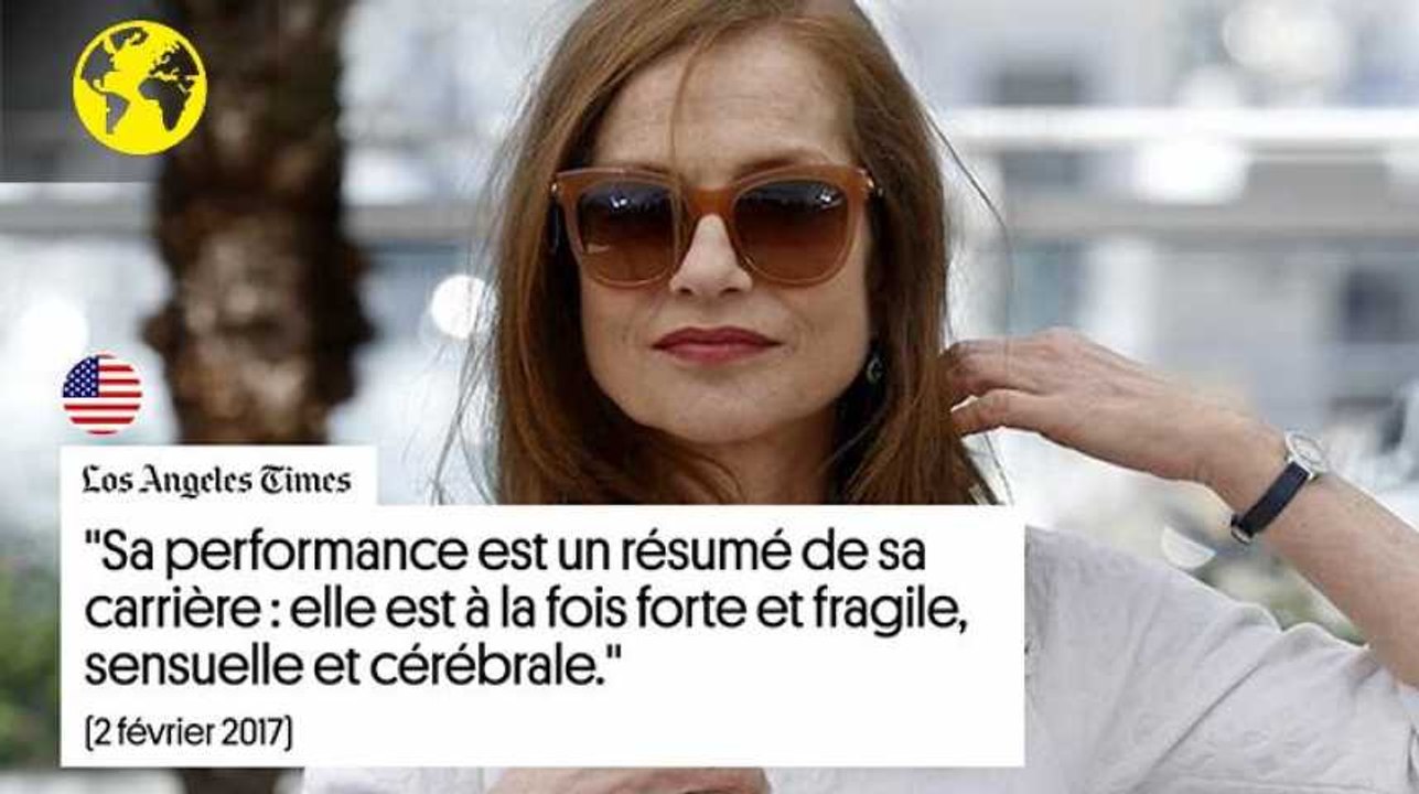 En vidéo. Isabelle Huppert vue par la presse étrangère