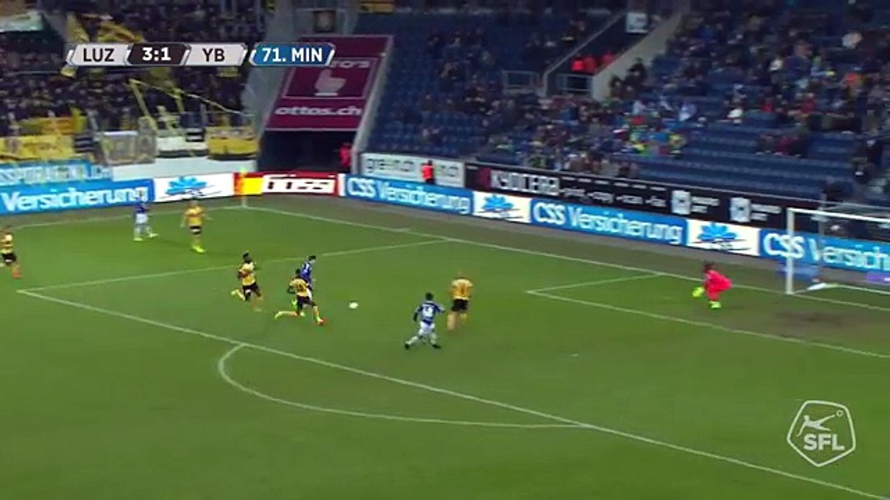 Luzern 4:1 Young Boys (Swiss Super League 12 February 2017)