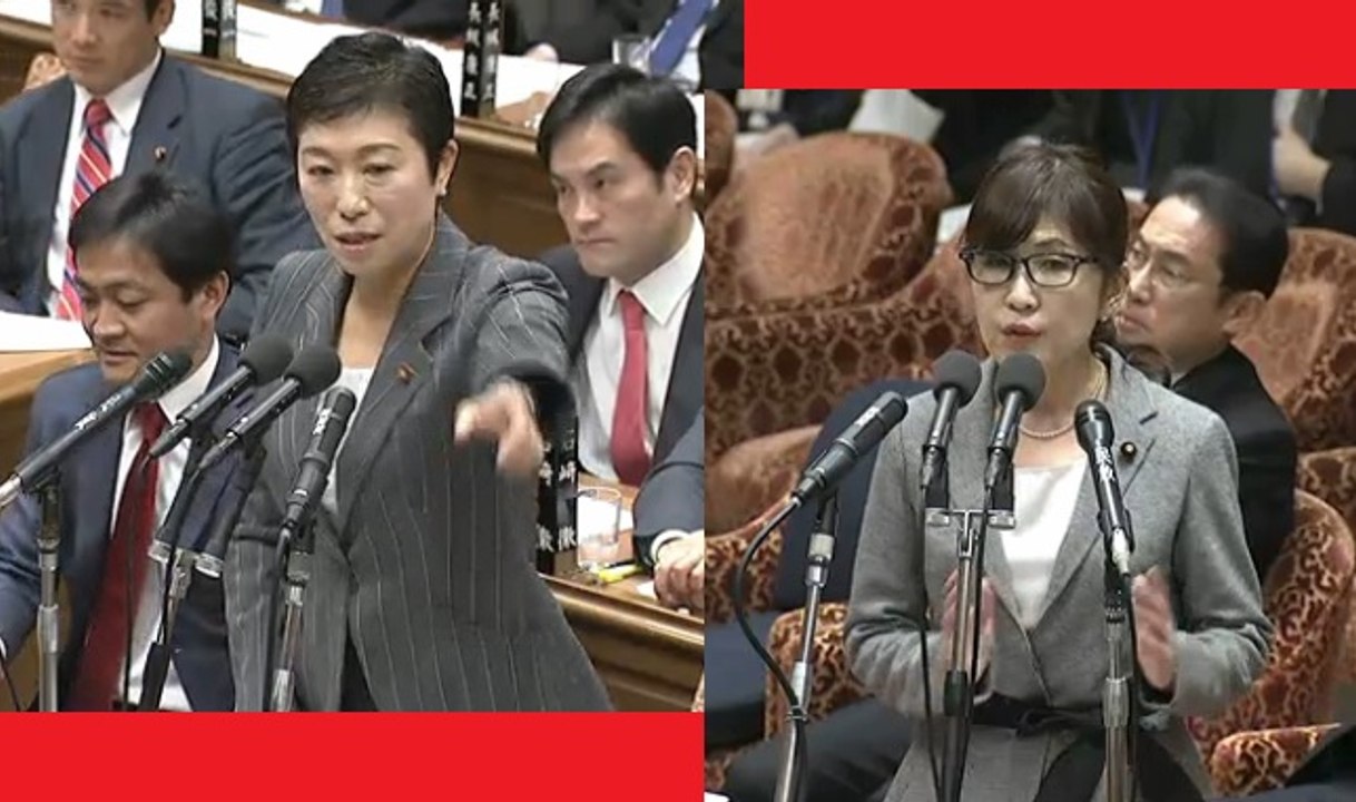 辻元清美（民進党） 対 稲田朋美大臣、安倍晋三総理　国会中継 衆議院 予算委員会 平成29年2月14日