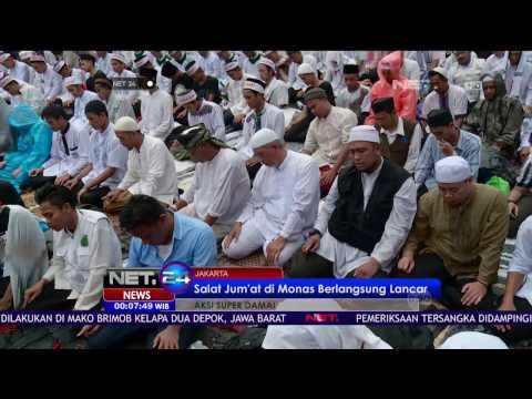 Massa Aksi Super Damai Membeludak dari Kawasan Monas hingga Jl. M. H. Thamrin - Net 24