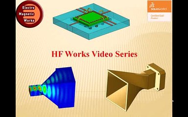 3D EM Field Simulation Software HFWorks Creating an S-Parameter Study