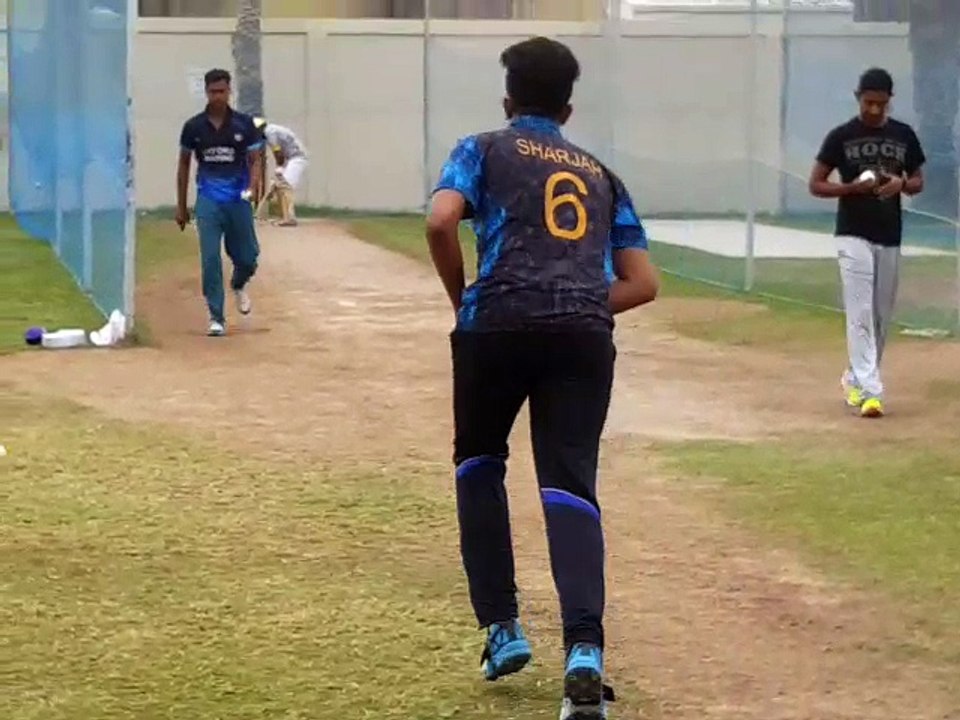 Sarfraz Ahmed net session at Sharjah