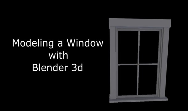 Learn Blender 3d | Modeling Window in Blender 3D | 2.78