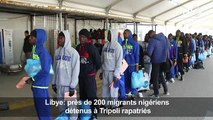 Libye: près de 200 migrants nigériens rapatriés