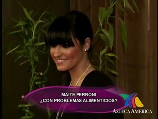Maite Perroni, ¿Anoréxica?