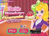 Barbie Princess, Barbie Strawberry Cheesecake Cravings, make up and Dressup & Cooking Games
