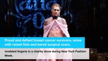 Breast cancer patients, survivors bare it all at New York Fashion Week