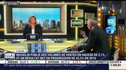 Jean-Dominique Senard: "Les bons résultats de Michelin, c'est la preuve que la désindustrialisation n'est pas une fatalité en France" - 14/02