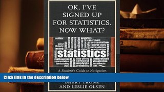 PDF  OK, I ve Signed Up For Statistics. Now What?: A Student s Guide to Navigation and Success in