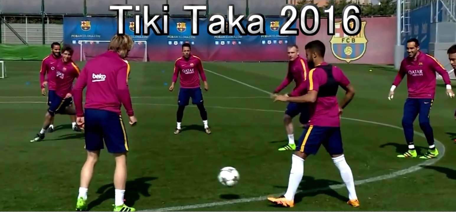 【FCバルセロナ】衝撃的なTiki Taka練習風景集 2016
