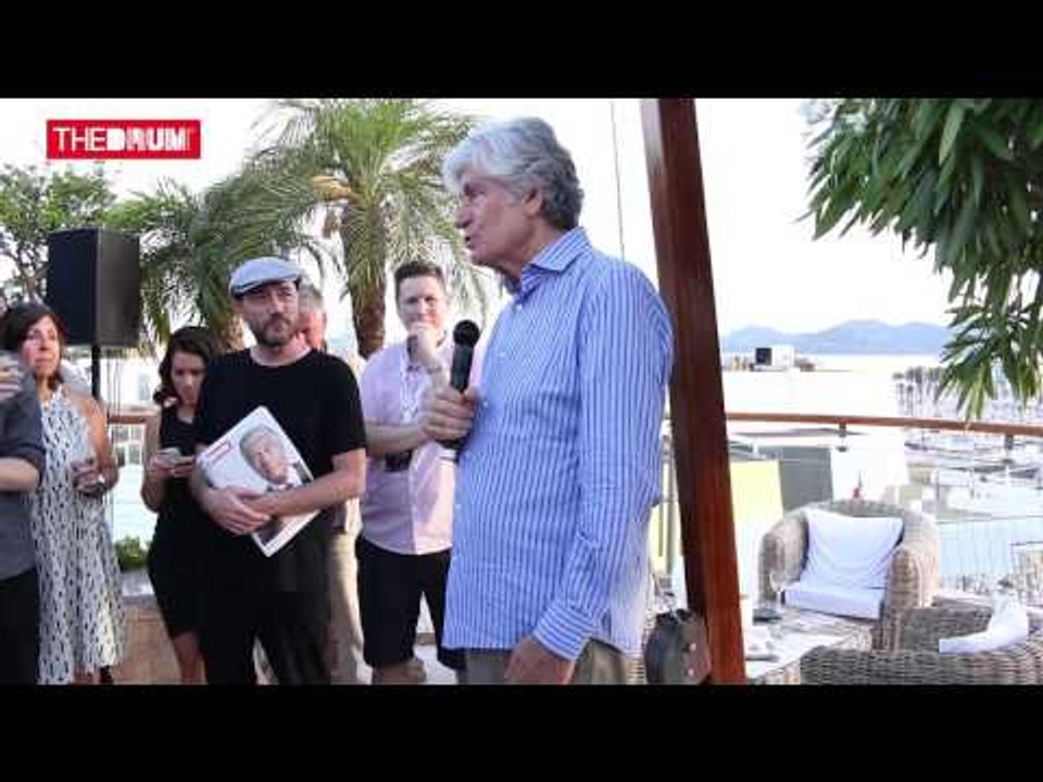 Maurice Lévy and Gordon Young at The Drum Cannes 2015 Party