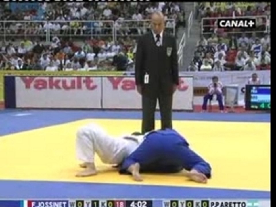 Judo 2007 Frédérique JOSSINET (FRA) - Paula PARETTO (ARG)