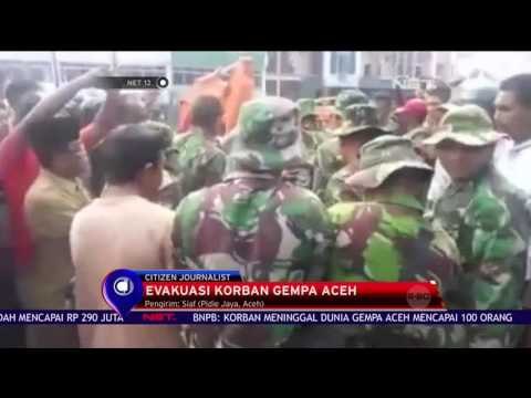 Evakuasi Korban Gempa Aceh - NET 12