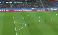 Edinson Cavani Incredible First Touch ball accept - PSG vs FC Barcelona - UCL 14/02/2017