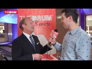 Barry Frey with The Drum Found Remote at DPAA Video Everywhere 2015