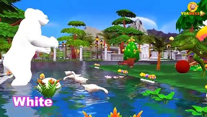 SpiderMan Vs Big 3D Dinosaurs Colors Song | Cartoon Animation Rhymes | Finger Family Songs