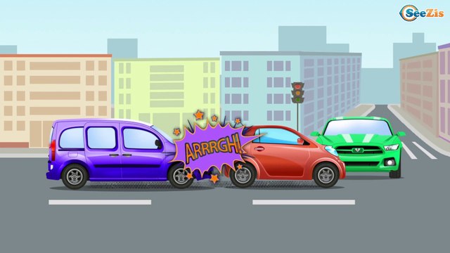 Сoche de policía y Сamión de bomberos | Dibujos animados de COCHES | Carros para niños Parte 3