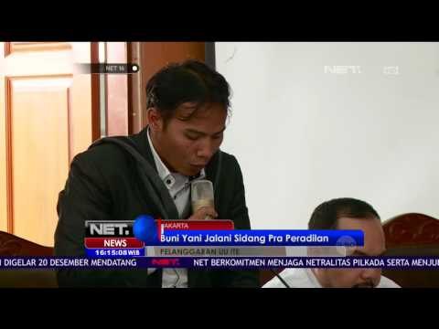 Buni Yani Meminta Status Tersangkanya Dibatalkan - NET16