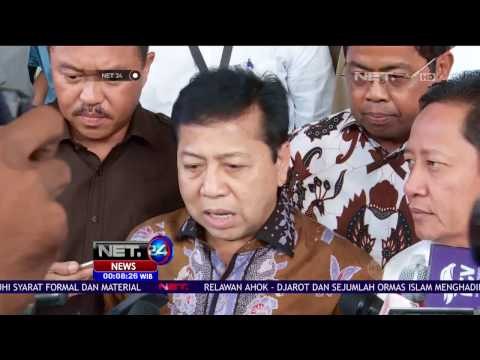 Setya Novanto Diperiksa Penyidik Terkait Kasus Korupsi KTP Elektronik - NET24