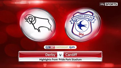Derby vs Cardiff 3-4 All Goals & Highlights HD 14.02.2017