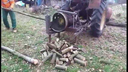 Guys Make Tree Cutting Machine This is GENIUS