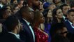 Beyonce Reacts as Adele Accepts Album of The Year  Audience Cam  59th GRAMMYs 2017