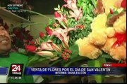 Rimac: se incrementa venta de flores  en el Mercado Santa Rosa