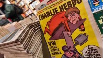 ألمانيا ” شارلي إبدو ” تسخر من ميركل في أول نسخة لها