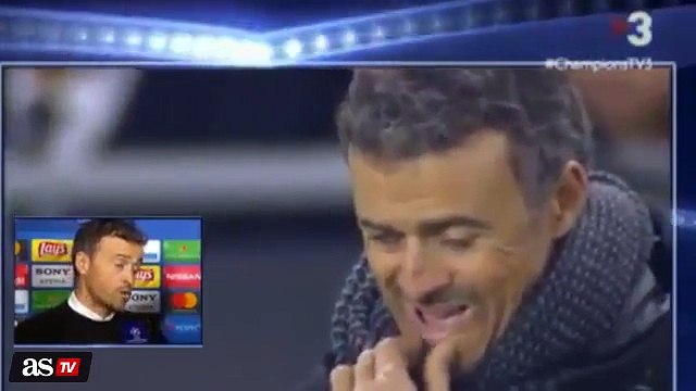 Luis Enrique s'énerve après un journaliste après la défaite face au PSG