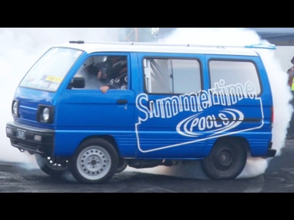TINY Van Does MASSIVE Skids! Almost TIPS OVER!?