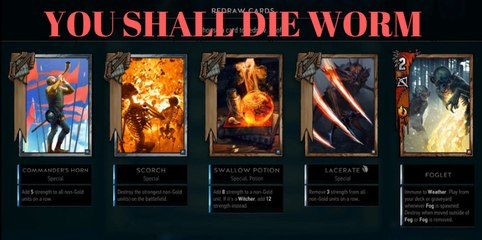 Gwent Eredin Deck Gameplay PC