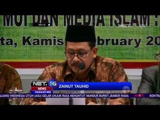 Sesalkan Sikap Pengacara Ahok, MUI Mieminta Masyarakat Tidak Terprovokasi - NET16