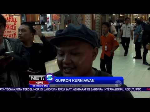 Pesawat Garuda Tergelincir di Bandara Adisucipto Saat mendarat - NET5