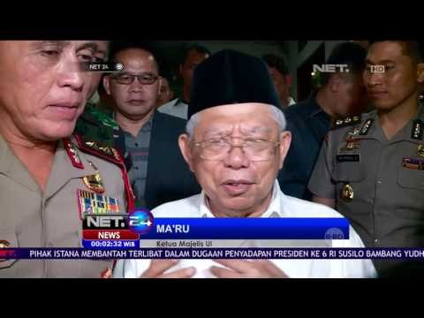 Kediaman Ketua MUI Ma'ruf Amin Didatangi Sejumlah Tokoh dan Petinggi Kepolisian - NET24