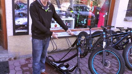 Serre Chevalier : Venez tester le SnowScoot et la FatBike à la boutique SportRent !