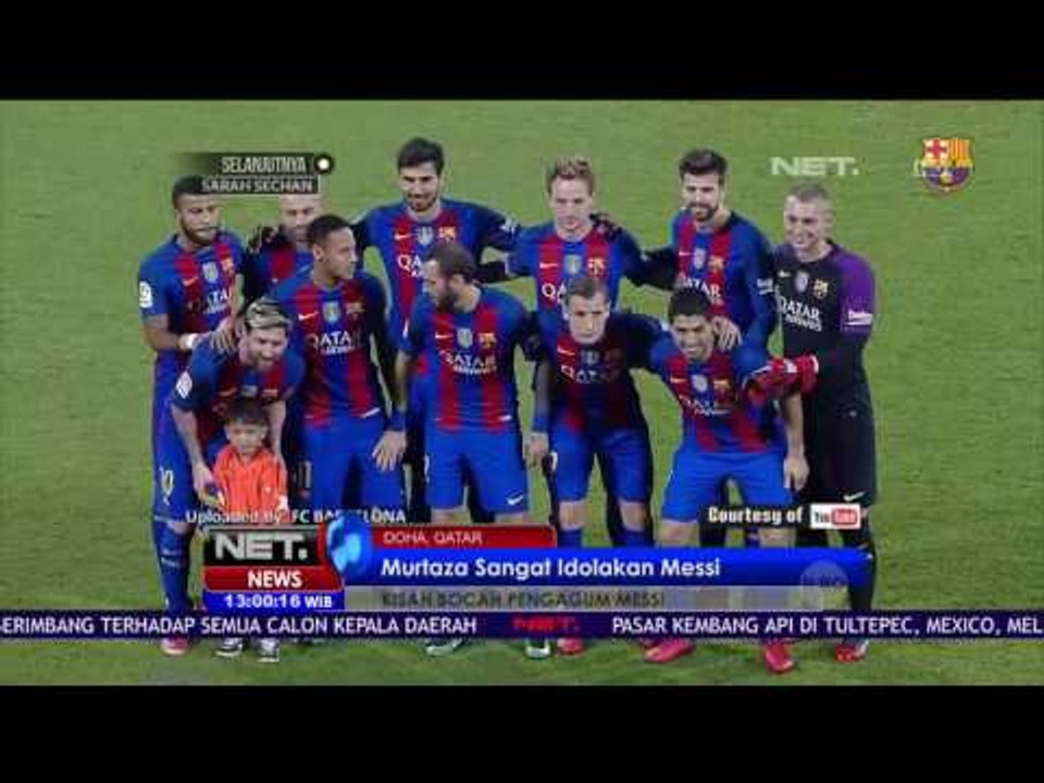 Murtaza Bertemu Messi Saat Laga Uji Coba - NET 12