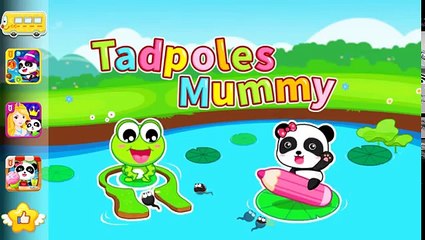 Help Them Find Their Mommy! | Baby Panda Brain Games | Baby Bus Tadpoles Mummy Game For Kids