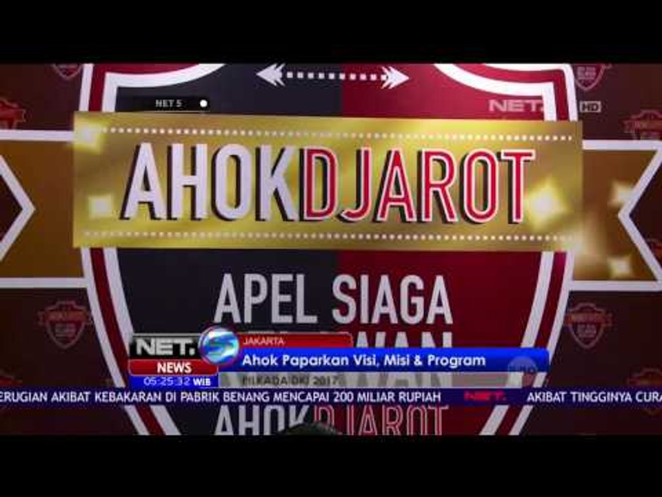 Para Cagub DKI Jakarta Terus Paparkan Visi & Misi Kepada Masyarakat - NET5