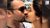 Shilpa Shetty Kisses Hubby Raj Kundra On Valentines Day