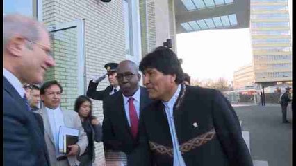 Evo Morales sobre Chile en La Haya: "Son 138 años de injusticia"