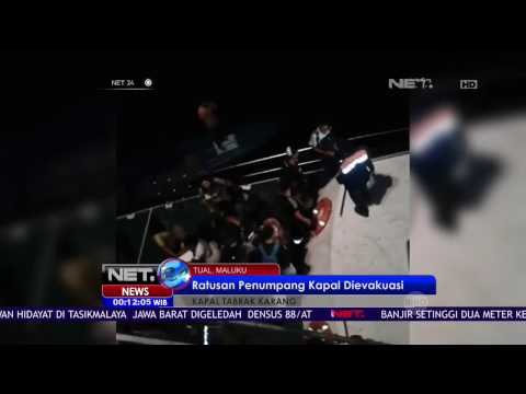 Kapal Kandas Menabrak Karang di Maluku – NET24