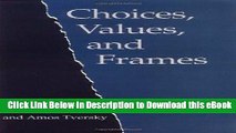 EPUB Download Choices, Values, and Frames Mobi