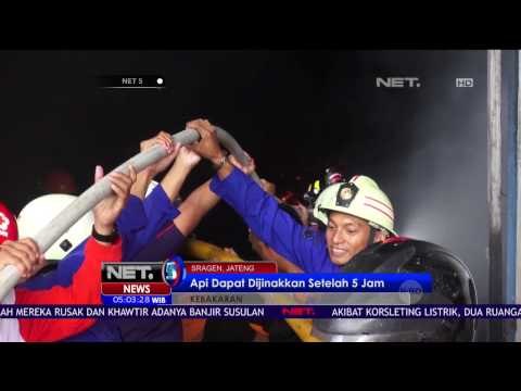 Kebakaran Pabrik Tekstil, 2 Ruangan Terbakar Ludes - NET5