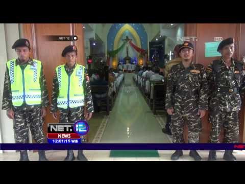 Puluhan Banser NU Turut Menjaga Keamanan Perayaan Natal - NET12
