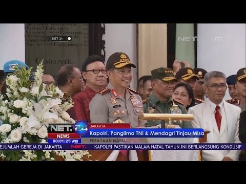 Petugas Pantau Misa di 4 Gereja yang Berlangsung Kondusif - NET24