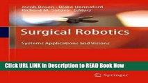 eBook Download Surgical Robotics: Systems Applications and Visions eBook Online